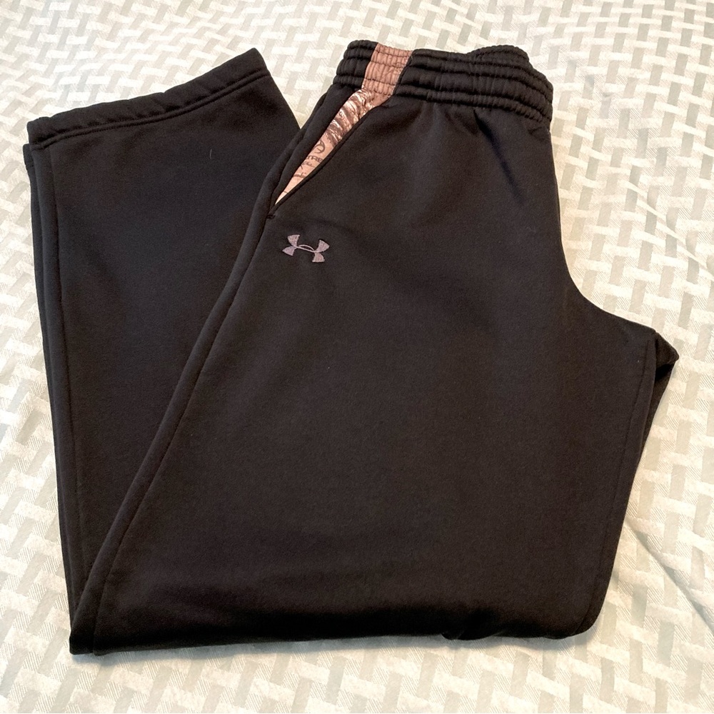 Under Amour Boys Fleece Lined Storm  Technology Loose Sport Pants Size YXL